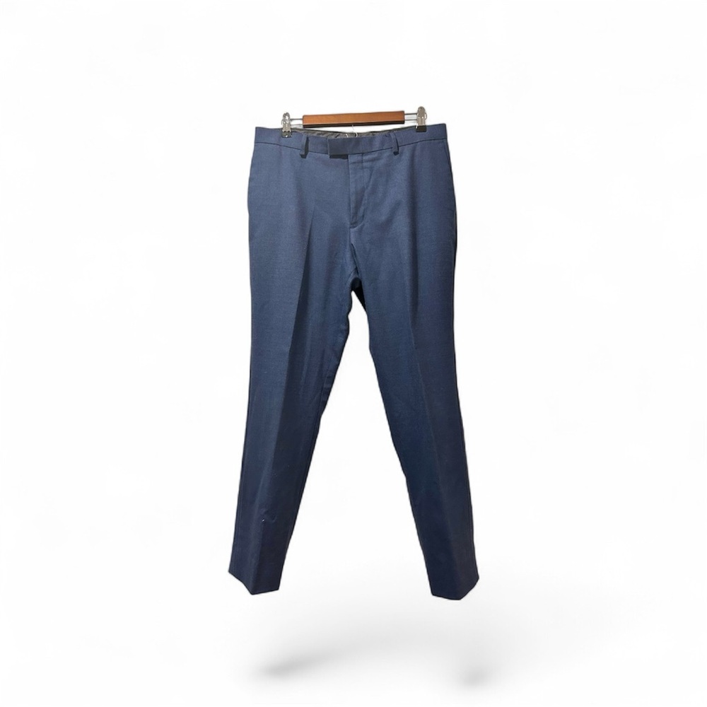 Banana Republic Men’s Blue Dress Pants Slim Fit Tailored Suit Trousers 33x32